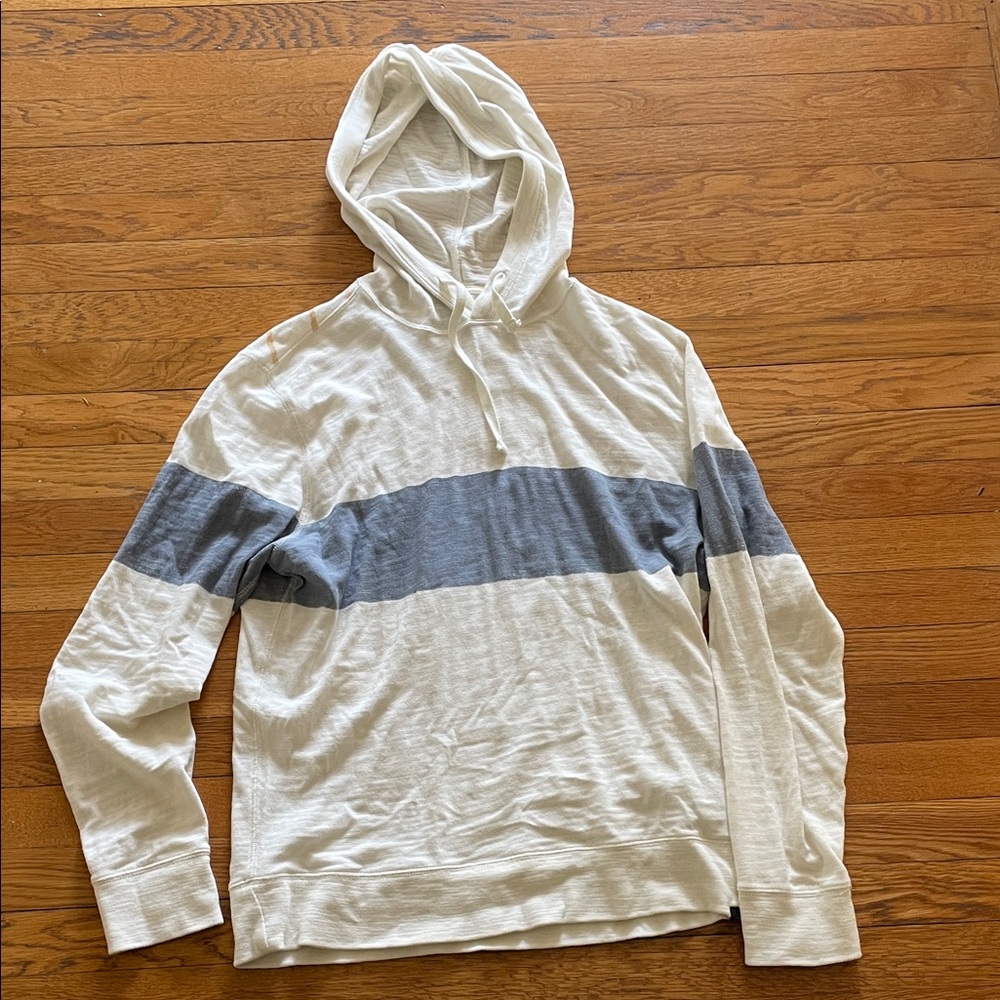 Faherty Sunwashed Cream Hoodie